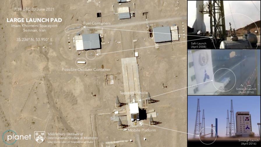 Irán al parecer intentó lanzar cohete con satélite Irán al parecer intentó lanzar cohete con satélite