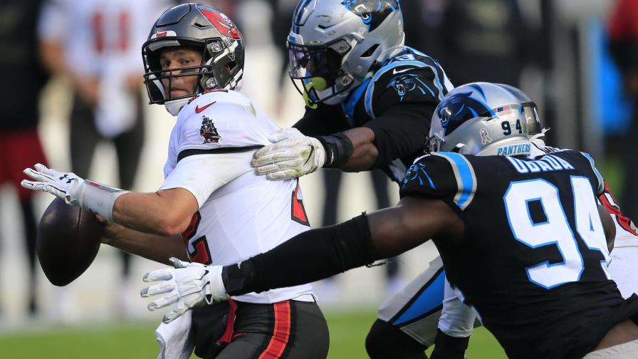 Brady y Bucs se recuperan con triunfo sobre Panthers