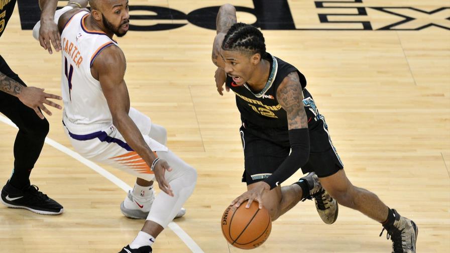 Grizzlies ganan su quinto duelo seguido, superan a los Suns