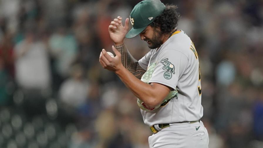 Sean Manaea abanica a 13 y Oakland vence a Seattle 4-1