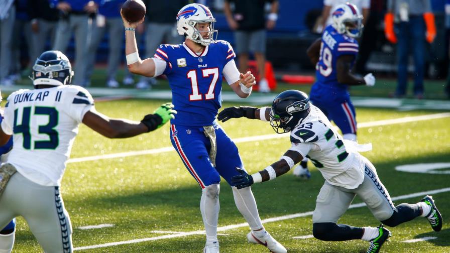 Allen repunta y Bills vencen 44-34 a Seattle