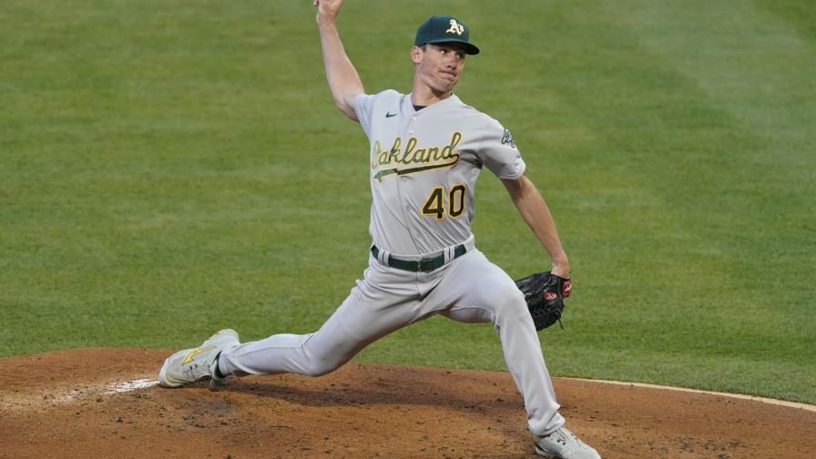 Bassitt brilla, los Atléticos ganan a los Angelinos 6-2