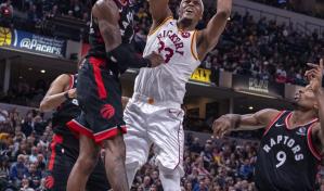 Pacers vencen a Raptors en tiempo extra de la mano de Turner
