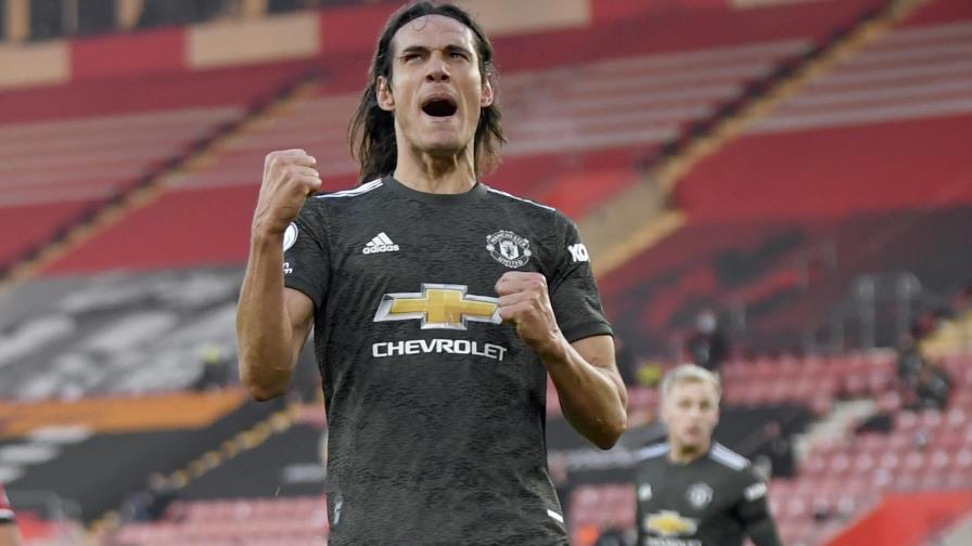 Cavani lidera remontada de Man United en Southampton Cavani lidera remontada de Man United en Southampton