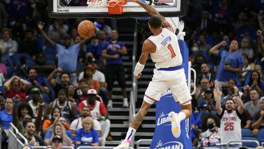 Knicks atinan 24 triples y apabullan a Magic Knicks atinan 24 triples y apabullan a Magic