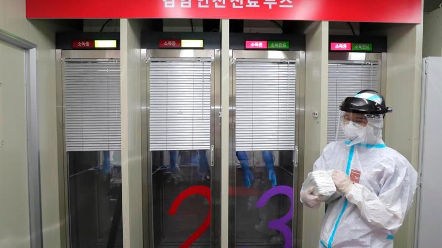 Corea del Sur ha hecho más de 4.000 análisis grupales para la COVID-19