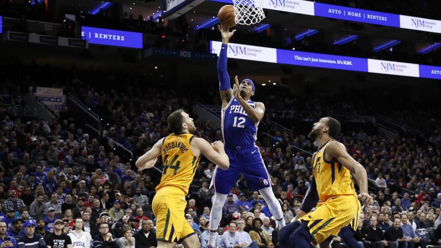 76ers derrotan al Jazz y se colocan 10-0 en casa