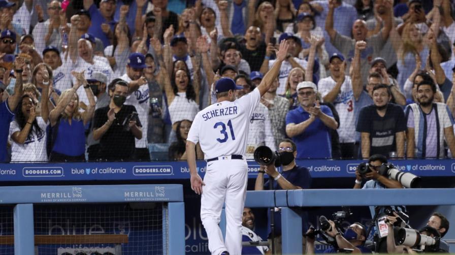 Scherzer poncha a 10, Dodgers ganan a Astros con 4 jonrones
