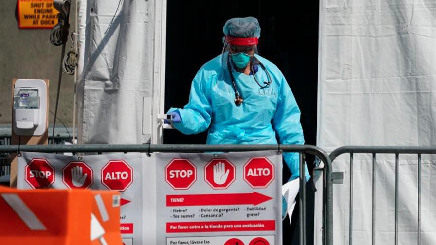 Nueva York instala morgue improvisada por virus en el mismo sitio que el 11S Nueva York instala morgue improvisada por virus en el mismo sitio que el 11S
