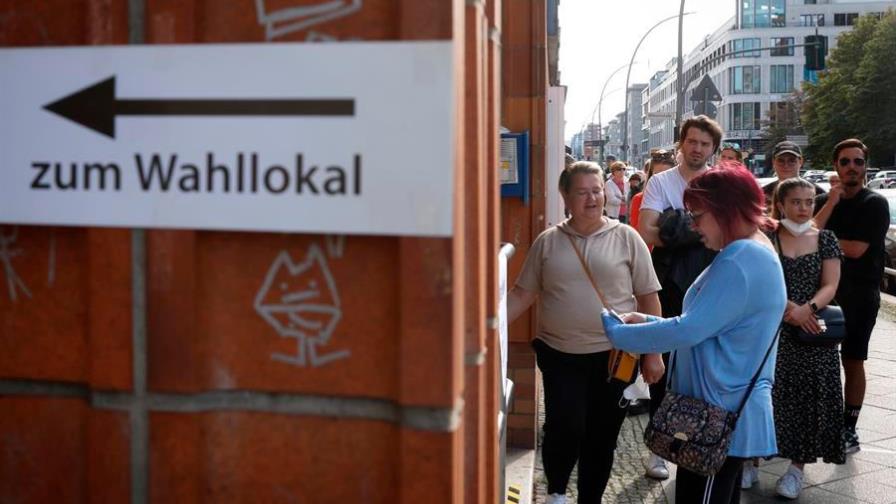 A media jornada la participación en Alemania es del 36,5 %, inferior a 2017