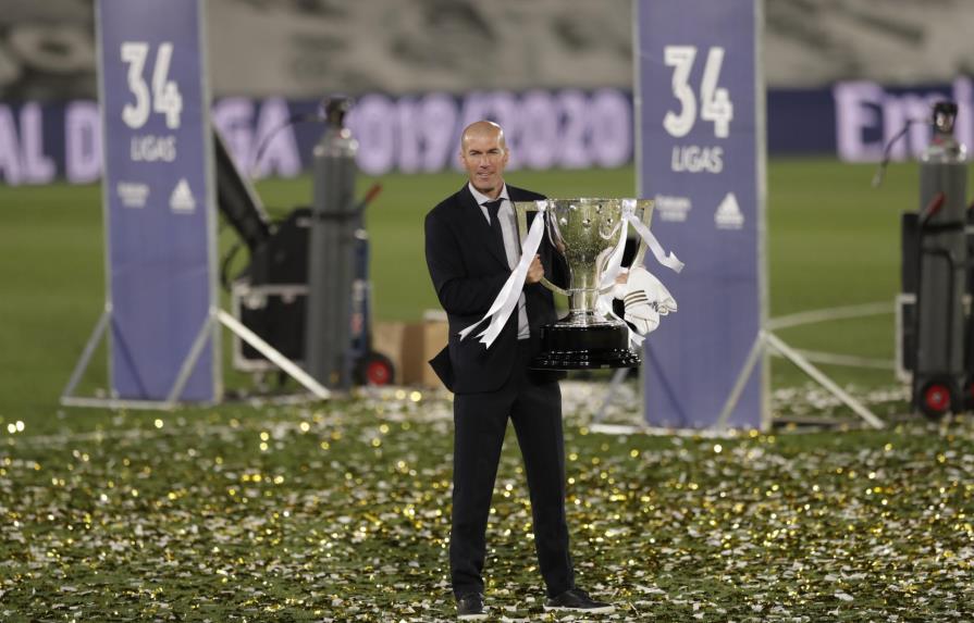 Zidane, clave para primer título del Madrid sin Cristiano
