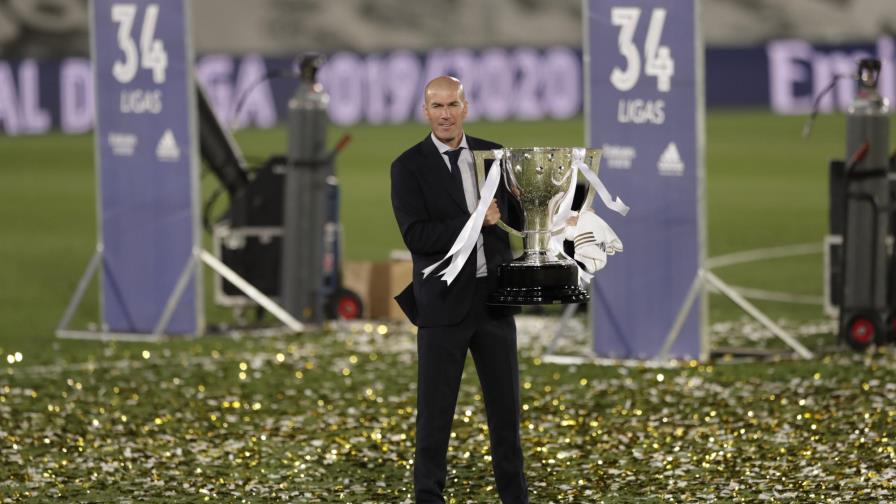 Zidane, clave para 1er título del Madrid sin Cristiano