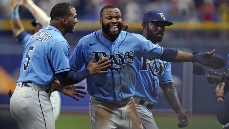 Margot anota en lanzamiento descontrolado en 9na, Rays ganan