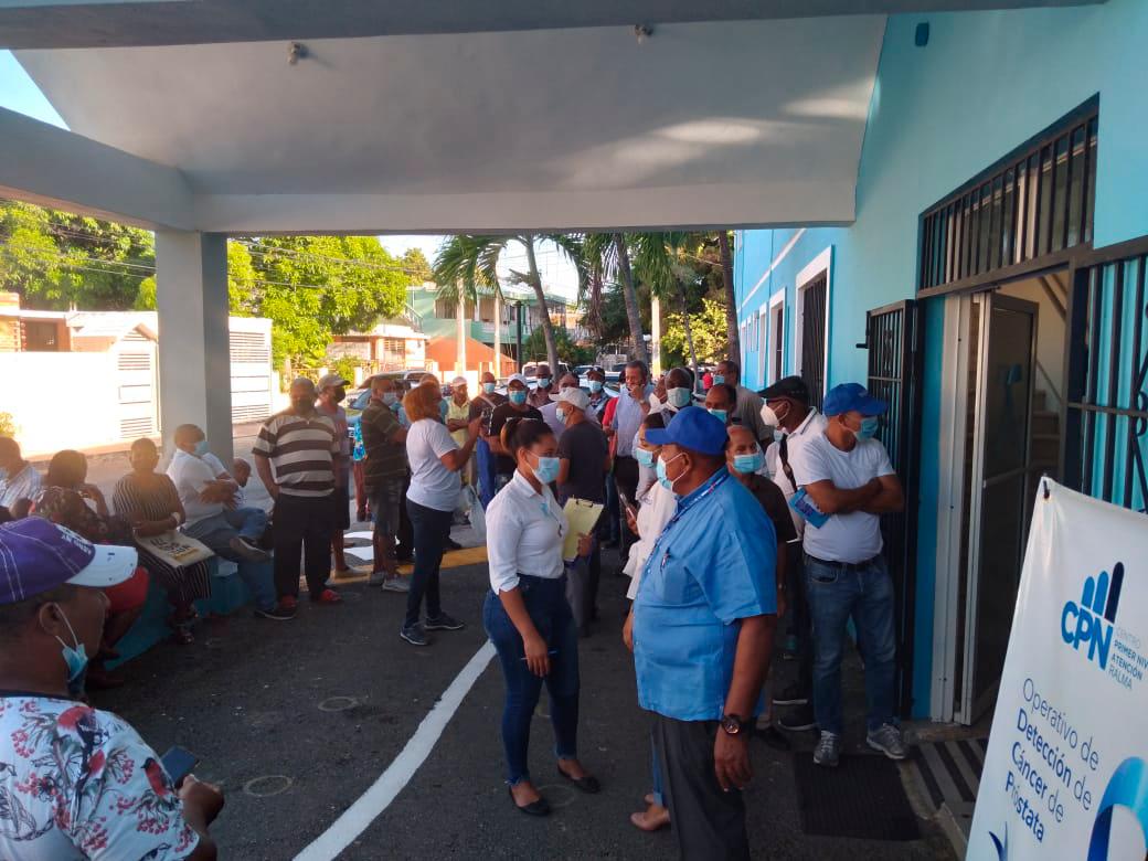 Parte de los pacientes que acudieron a la jornada en el Centro Ralma.