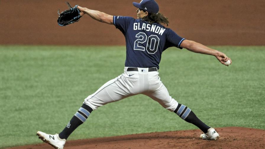 Willy Adames decidió con jonrón y Glasnow ponchó a 14 