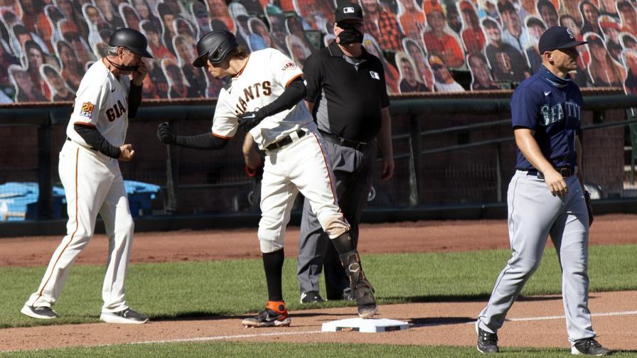 Como visitantes nominales, Gigantes se imponen a Marineros