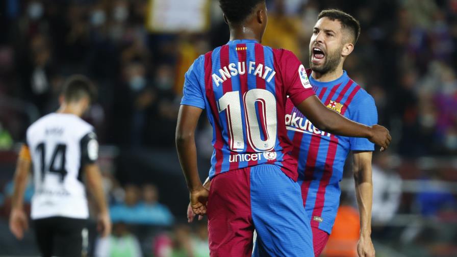 Ansu Fati lidera remontada del Barcelona ante Valencia
