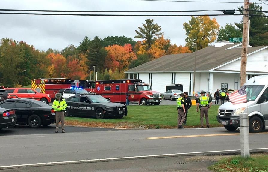 Policía responde a disparos en iglesia en Nuevo Hampshire