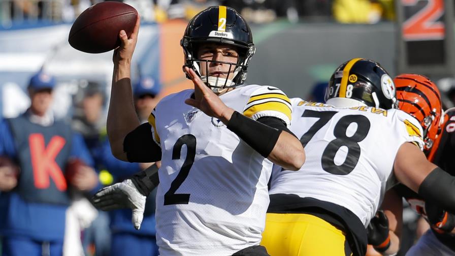 Rudolph, agradecido pese a perder titularidad con Steelers