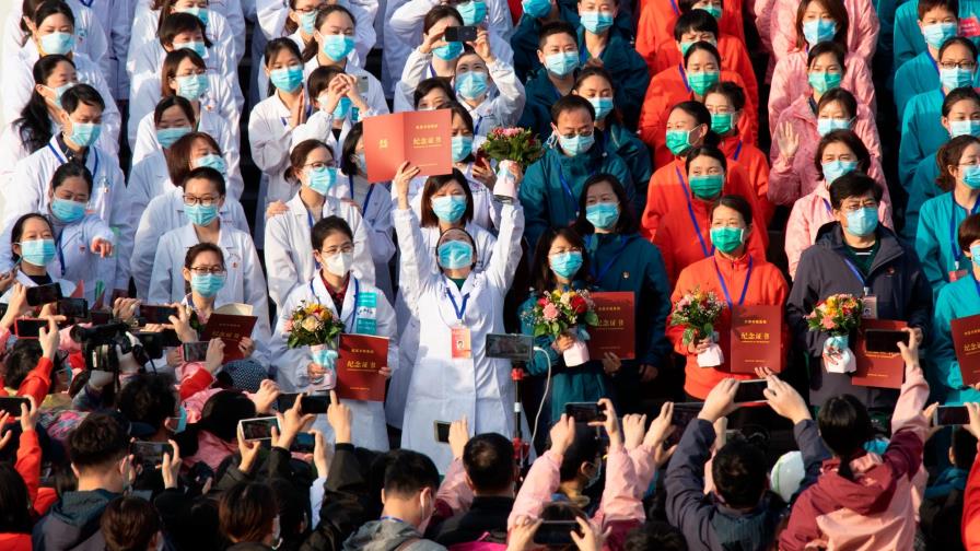 La cifra de nuevos contagios por coronavirus continúa a la baja en China La cifra de nuevos contagios por coronavirus continúa a la baja en China
