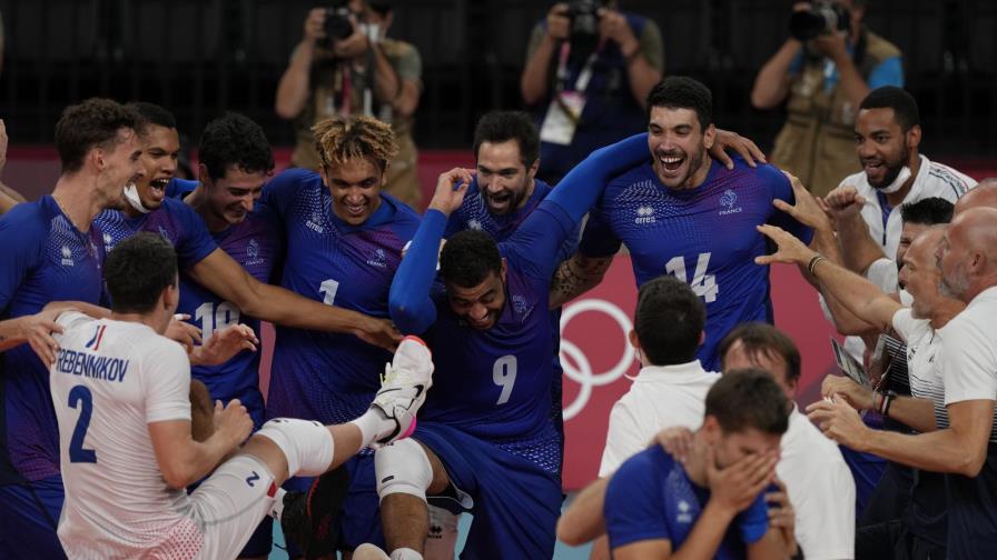 Inédito oro de Francia en vóley masculino, vencen a rusos