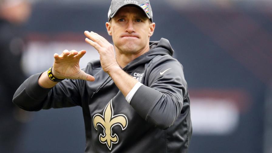 Fuente AP: Brees jugará de inicio ante Cardinals