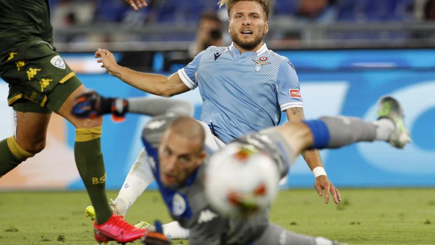 Immobile scores as Lazio beats Brescia 2-0 in race for 2nd