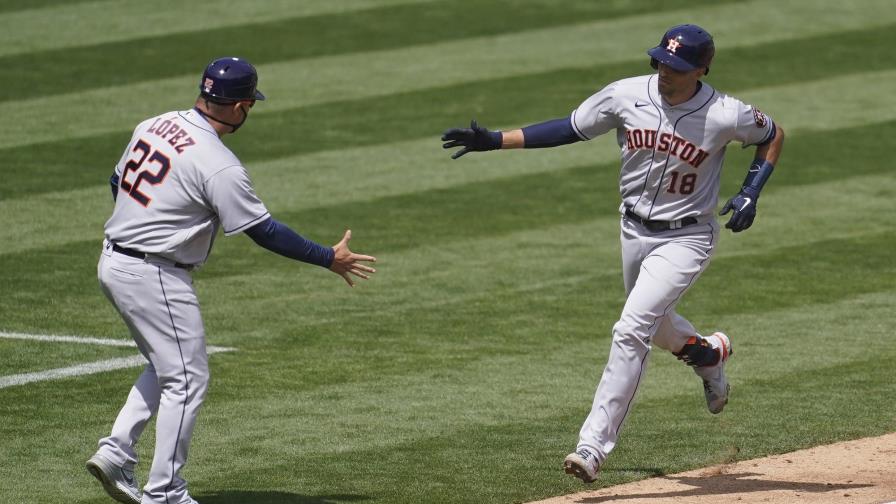 Astros barren serie inaugural ante Atléticos