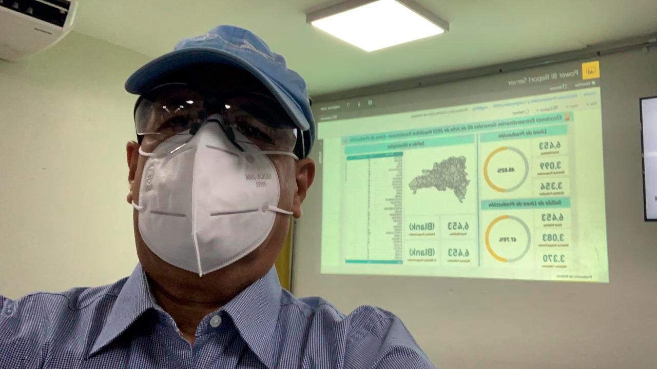 El presidente de la Junta Central Electoral.