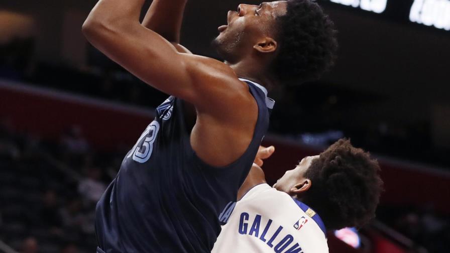 Grizzlies ganan 125-112 a Pistons con fuego de Jackson Jr.