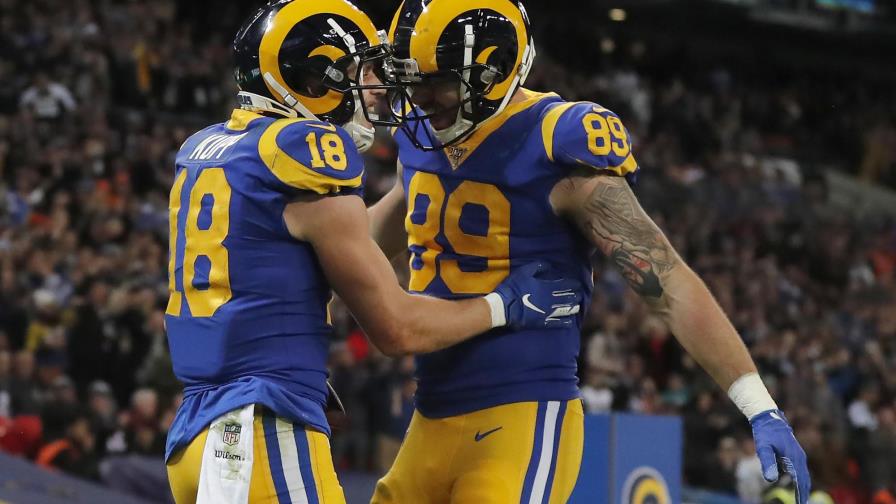 Con sus recepciones, Kupp da triunfo a Rams en Londres Con sus recepciones, Kupp da triunfo a Rams en Londres