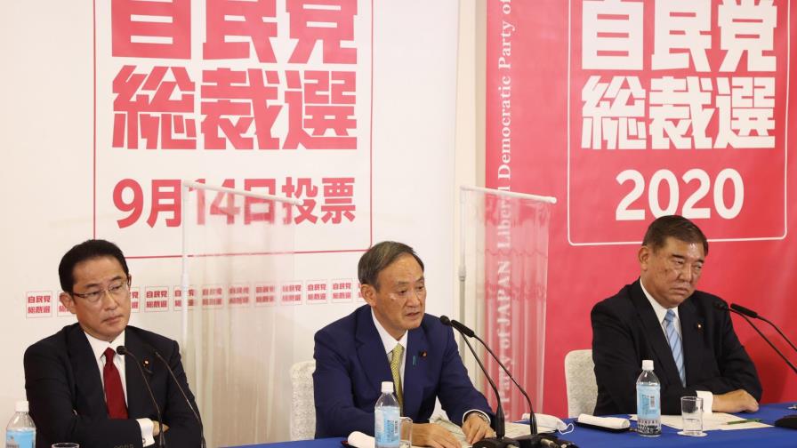 Lanzan en Japón la campaña electoral para suceder a Shinzo Abe
