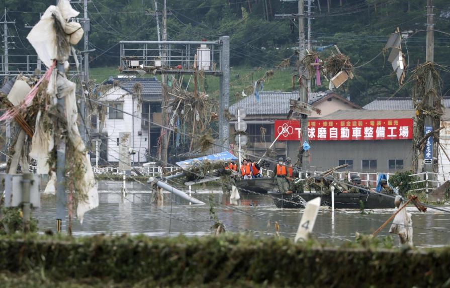 Fuertes aguaceros dejan 34 muertos en Japón