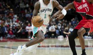 Forbes guía a Spurs a triunfo por sobre Trail Blazers