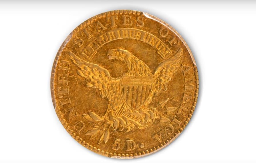 EEUU: Subastan moneda de oro de 1822 en 8.4 millones de dólares