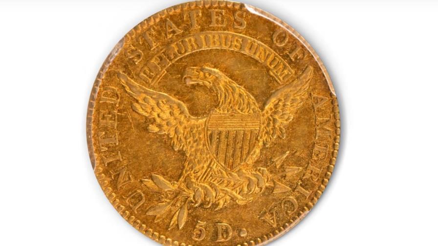 EEUU: Subastan moneda de oro de 1822 en 8.4 millones de dólares