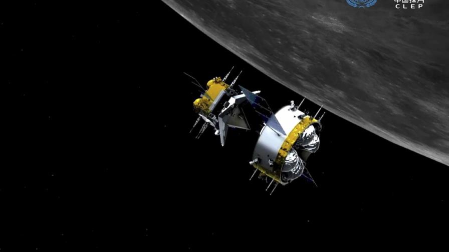 Una nave china inicia el regreso a Tierra con rocas lunares Una nave china inicia el regreso a Tierra con rocas lunares