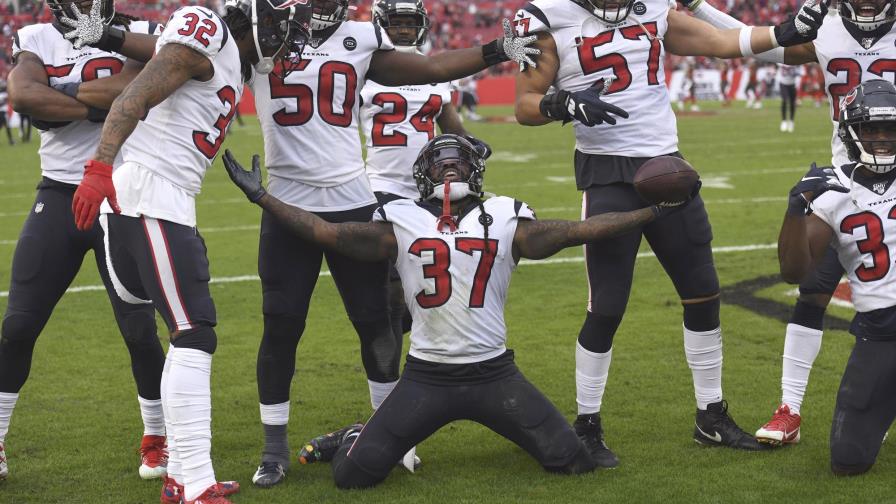 Texans ganan cetro divisional, con triunfo sobre Bucs