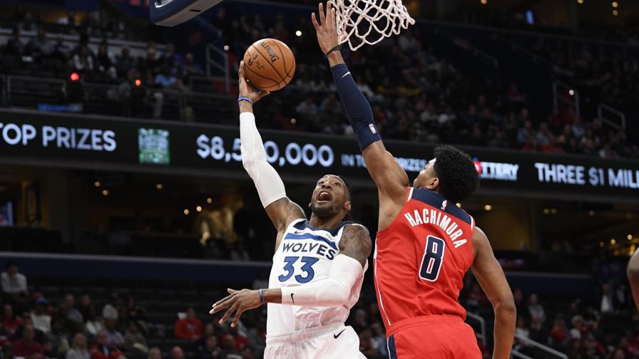Con 21 puntos de Wiggins, Wolves aplastan a Wizards