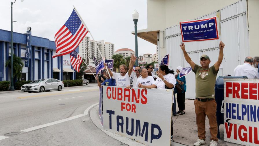 Seis de cada 10 cubanos de Miami votarán por Trump, según encuesta