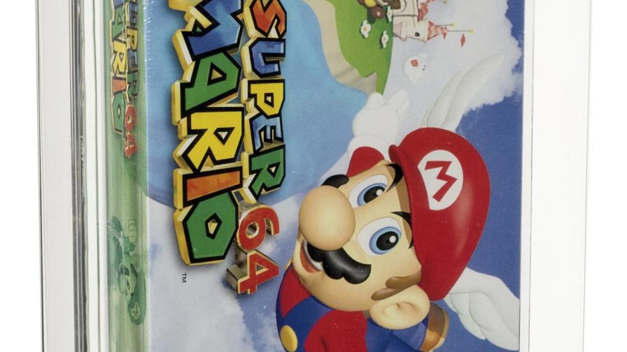 Subastan videojuego Super Mario 64 de 1996 en 1,56 millones