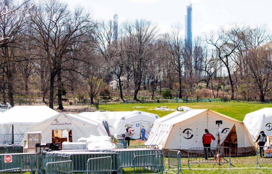El hospital de campaña del Central Park teme un segundo pico de COVID-19