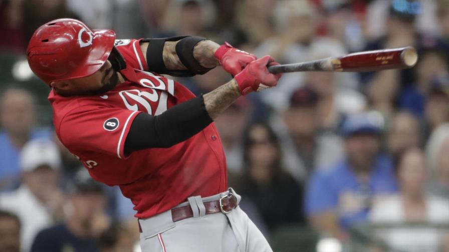 Castellanos define por Rojos en victoria sobre Cerveceros