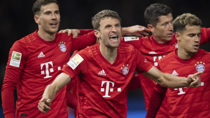 Bayern aplasta 4-0 a Hertha en la  Bundesliga