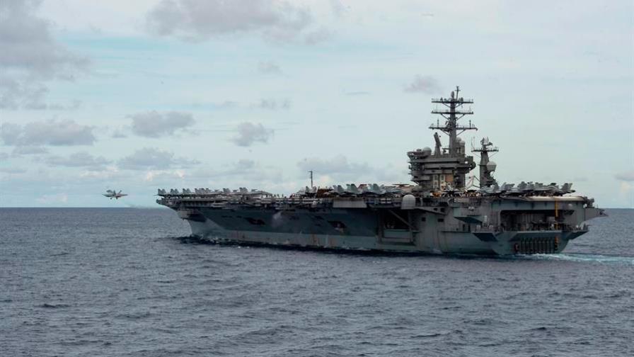 Estados Unidos despliega portaaviones en el mar de China Meridional