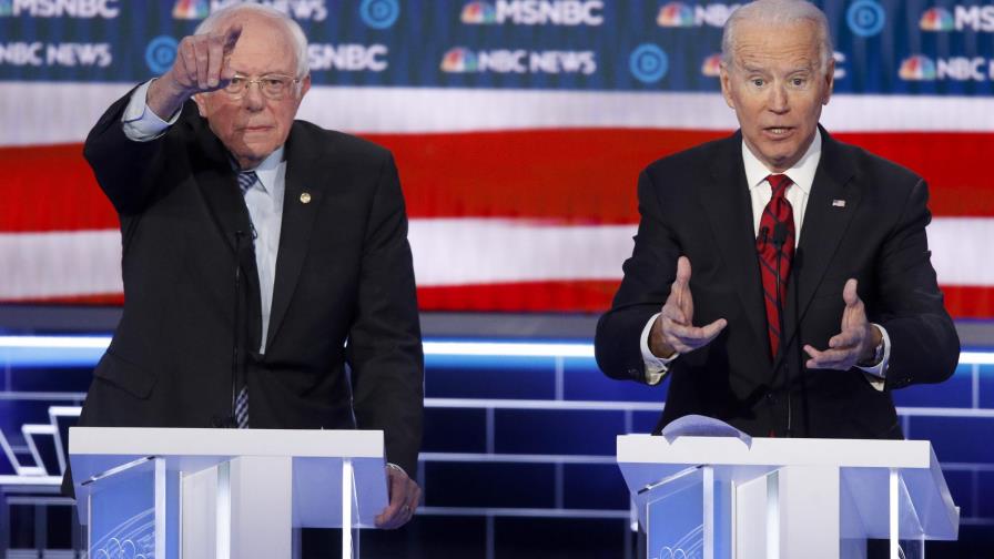 Bloomberg y Sanders, los más atacados en el debate demócrata
