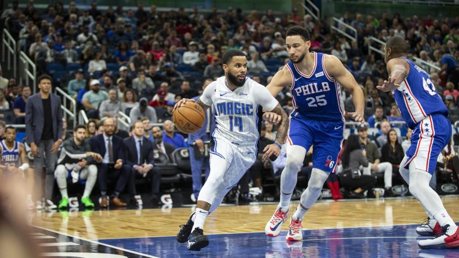 Magic gana apretadamente 98-97 a 76ers en la NBA Magic gana apretadamente 98-97 a 76ers en la NBA