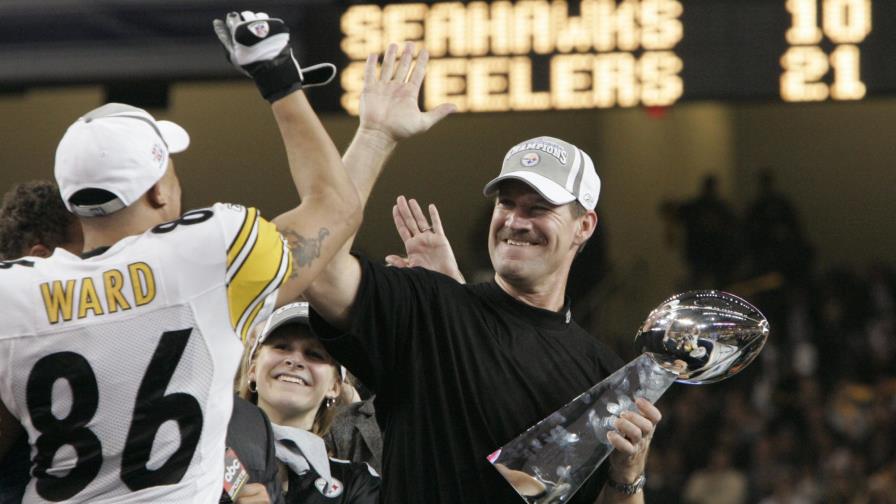 Bill Cowher, exentrenador de Steelers, al Salón de la Fama