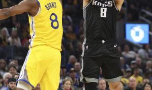 Con 25 puntos de Bogdanovic, Kings arrollan a Warriors