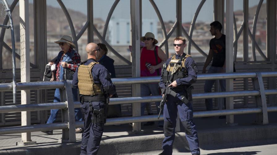 EEUU: Policías militares desplegados en frontera con México EEUU: Policías militares desplegados en frontera con México